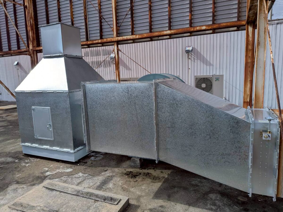 2025年1月施工事例紹介　飲食店厨房系統　送風機・ダクト入替工事